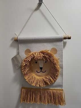 Cost Plus World Market Lion Wall Hanging NWT